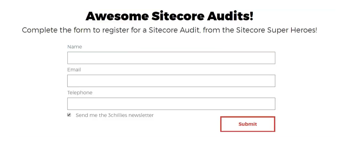Sitecore Audits Banner